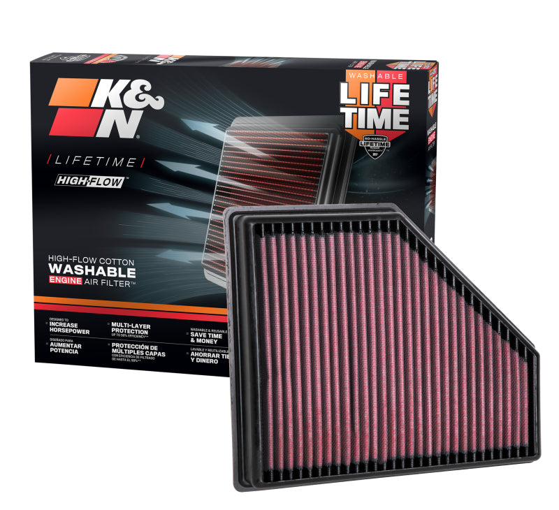 K&N Replacement Drop-In Air Filter - BMW 330i
