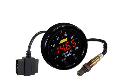 AEM X-Series Wideband UEGO AFR Gauge with OBDII - 52mm